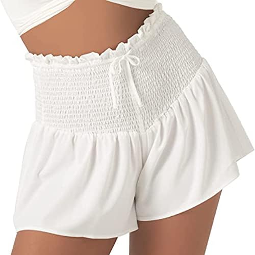 מכנסיים קצרים לבנים לבנים לבנים נשים מכנסיים קצרים מזדמנים מותניים גבוהים ספורט לבן מכנסיים קיץ ספורט ספורט