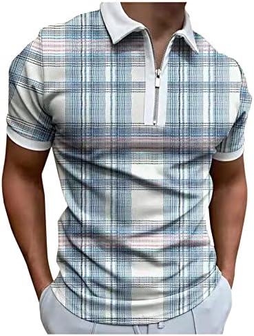 גברים של שרוולים קצרים רטרו צבע חולצה טיז חולצות גולף רחוב חולצות כפתור למטה הדפסת בגדים חיצוני חולצה