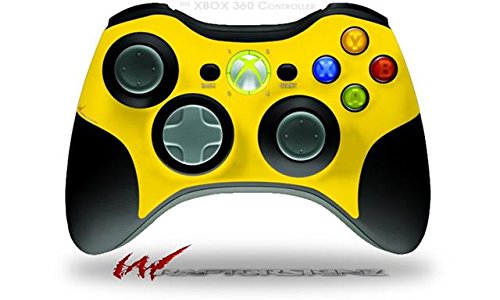 קולקציית מוצקים צהוב - WRAPTORSKINZ STYL STYL DELLINIL SKIN תואם לבקר אלחוטי של Xbox 360
