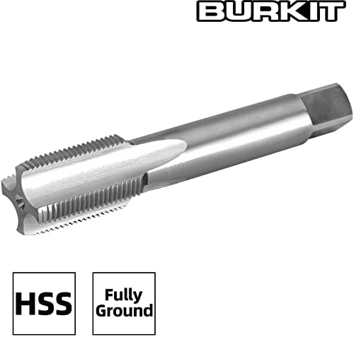 Burkit M23 x 2.5 חוט ברז על יד שמאל, HSS M23 x 2.5 ברז מחורץ ישר ברז