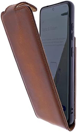 מארז עור בורקלי למארז טלפונים ניידים של סמסונג S20 Ultra עם מחזיק כרטיסים - מארז סגנון וינטג