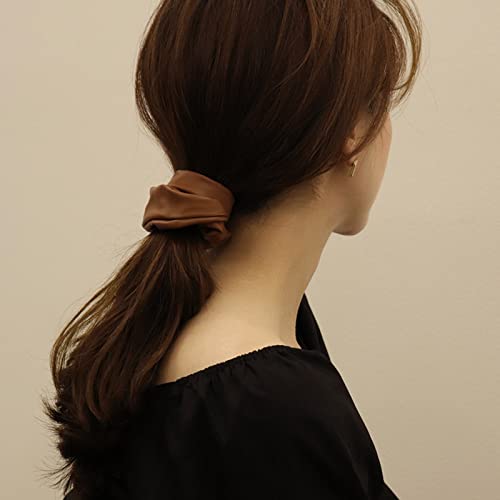 גדול שיער פצפוצי עבור נשים בנות 4 יחידות רך עור פצפוצי קוקו מחזיקי עבור עבה שיער גומי להקות עבור נשים אלסטי שיער