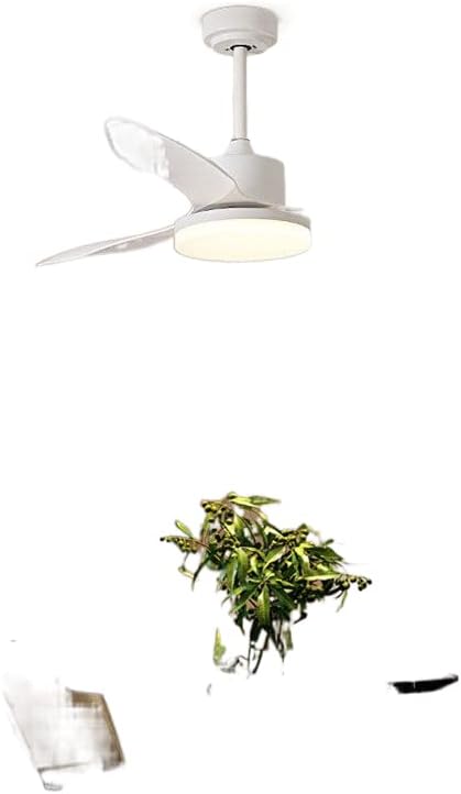 Chezmax נורדי מאוורר תקרה אור מודרני מודרני פשוט חדר שינה מנורה מאוורר מאוורר נברשת מאוורר