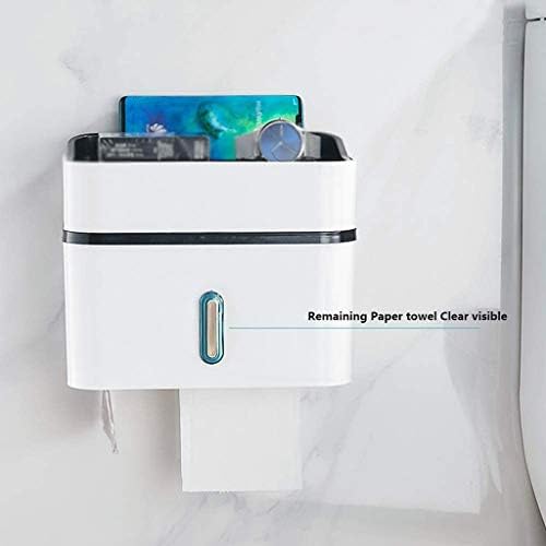 מחזיק גליל שירותים ZLDXDP קופסת אמבטיה קופסת אגרוף חינם נייר נייר נייר נייר נייר נייר נייר