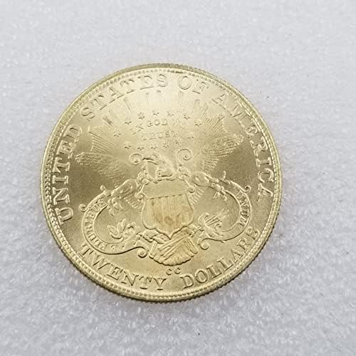 מלאכות עתיקות של צ'ינגפנג 1892 מהדורת סמק מטבעות זהב אמריקאיות דולרי כסף זרים סבבי כסף
