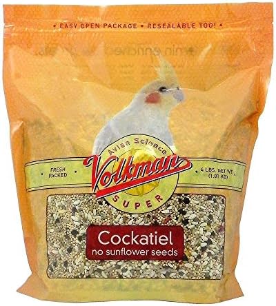 וולקמן עופות עופות קוקטייל סופר קוקטיאל לא אוכל ציפורי חמניות 4 קילוגרם