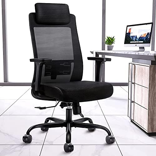 ארגונומי משרד כיסא מחשב שולחן כיסאות - רשת בית משרד שולחן כיסאות עם המותני תמיכה & מגבר; 3 ד מתכוונן משענות