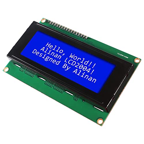 ALINAN 3PCS IIC I2C TWI LCD 2004 20x4 תצוגה מסך כחול עם מתאם ממשק מודול IIC I2C