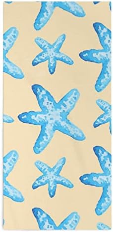 מגבות כוכבי ים בצבעי מים מגבות פרימיום מגבות כביסה מטלית לשטוף לספא מלונות וחדר אמבטיה