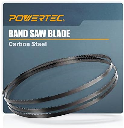 Powertec 13104V 59-1/2 x 3/8 x 18 TPI להקת Saw Blade, עבור Sears, B&D, Ryobi, Delta ו- Skil 9 Bandsaw, 1 PK
