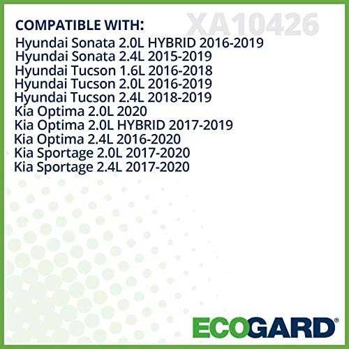 Ecogard XA10426 מנוע פרימיום מסנן אוויר מתאים ליונדאי סונטה 2.4L 2015-2019, Tucson 2.0L -2021, Tucson 1.6L