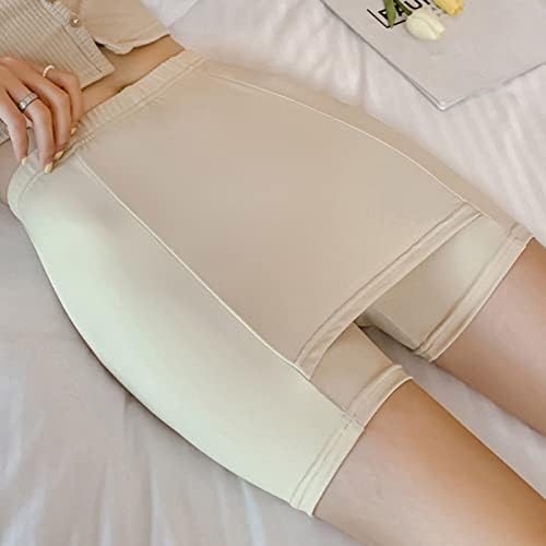 מכנסיים קצרים קדמיים של שכבה כפולה של נשים מכנסיים קצרים נמתחים תואמים שמלות חצאיות נוחות מכנסיים קצרים