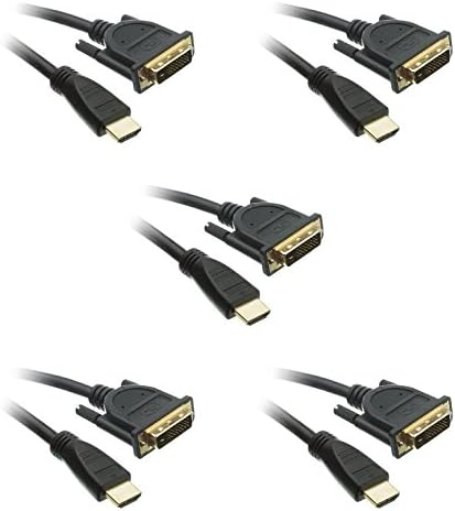 4 חבילות HDMI זכר לזכר DVI, CL2 מדורג 6 רגל, CNE489303