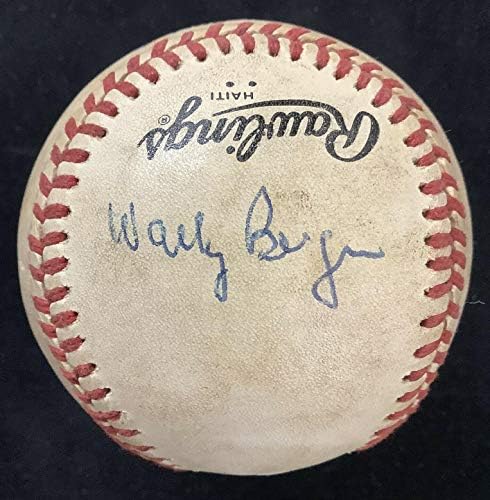 Wally Berger חתום בייסבול Chub Feeney Boston Braves ענקים אדומים חתימה jsa - כדורי בייסבול עם חתימה