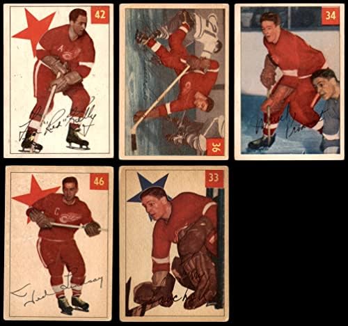 1954-55 Parkhurst Detroit Team Ging