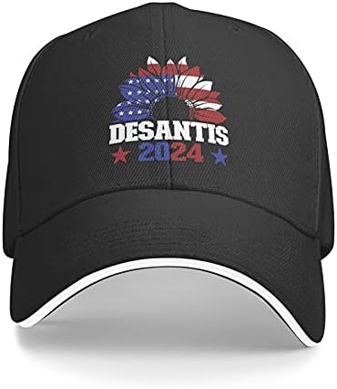 Lundatu desantis 2024 HAT לגברים נשים הופכות את אמריקן פלורידה טראמפ DESANTIS 2024 כובע יוניסקס