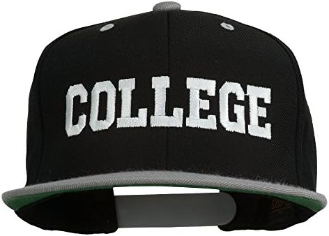 e4Hats.com כובע סנאפבק רקום במכללה