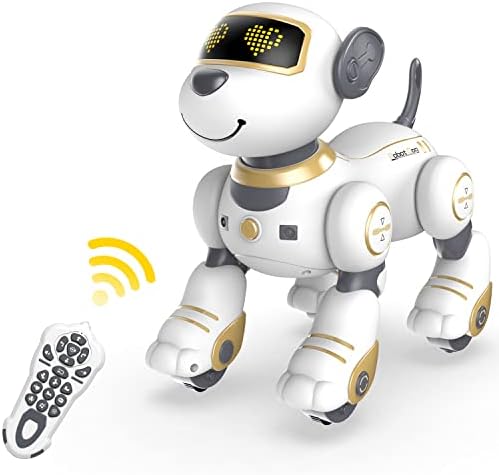 סטמטרון זהב שלט רחוק רובוט כלב צעצוע אינטליגנטי קול נשלט רובוט, חכם רובוט מחווה חישה שלט רחוק רובוט