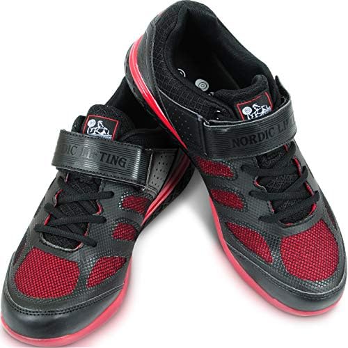 צרור קטלבל-18 ליברות עם נעליים וניה מידה 12-אדום שחור