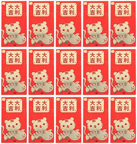 36 יחידות 2022 סיני חדש שנה אדום כיסים סיני אדום מעטפות 2022 סיני נמר שנה אדום מנות