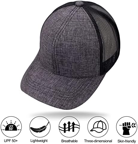 נהג משאית כובע בייסבול כובעי מתכוונן חיצוני רשת חזרה כדור כובעי עבור גברים נשים