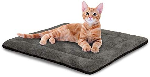 מוצרי חיות מחמד מחממים את עצמם כרית לחיות מחמד מחצלת מיטת התחממות חתול וכלב תרמית אפור / שחור 21 על