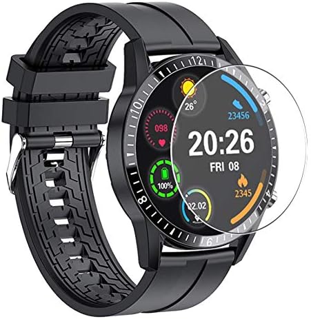 סרט מגן מסך זכוכית מזג פוצסי 3, תואם ל- Duoduogo MT1 i9 SmartWatch Smart Watch Stovers Guarders