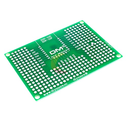 50x70 ממ צד כפול אב-טיפוס לוח PCB לוח לחם פרוטושפיל עבור Arduino ESP8266 ESP-12F ESP-12E ESP32 ESP32S