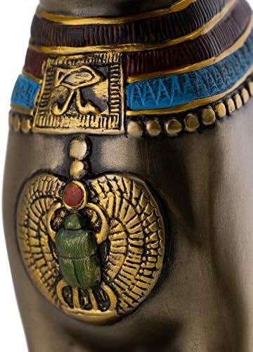 אלת האוסף העליונה פסל Bastet - אלת מצרים עתיקה של פיסול ההגנה בברונזה יצוקה קרה פרימיום - פוריות