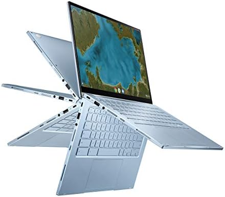 ASUS Chromebook Enterprise Flip C433 2-in-1 מחשב נייד, 14 מסך מגע FHD 4-כיווני NanoEdge, Intel Core