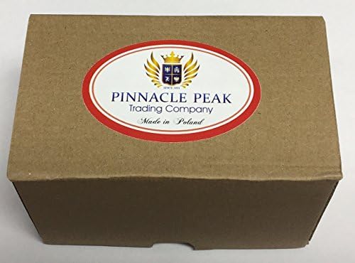 Pinnacle Peak Trading Company מכות אגוזים מזכוכית פולנית קישוט קישוט עץ חג המולד של 4 קישוטים תוצרת