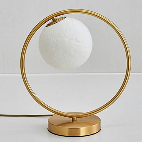 מנורת שולחן מתכת עגולה עגולה נורת נורת מלון חדר מלון מנורת שולחן סלון מנורת שולחן