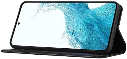נרתיק מגן התואם ל- Samsung Galaxy S23 פלוס מארז מגן בסגנון ארנק מארז אבזם מגנטי כרטיס חריץ צמיד צמיד טלפון פרפר