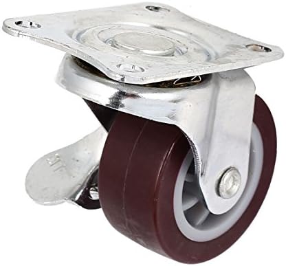 AEXIT 50 ממ קלטים קשים בסיס גומי מתכת עליון צלחת צליית צלחת גלגלים גלגלים גלגלים