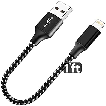USB C ל- USB C כבל מטען מהיר 1ft, סוג C כבל קצר, אפל מוסמך כבל טעינה מהיר 60W 1 חבילה עבור Apple iPad Pro, iPad