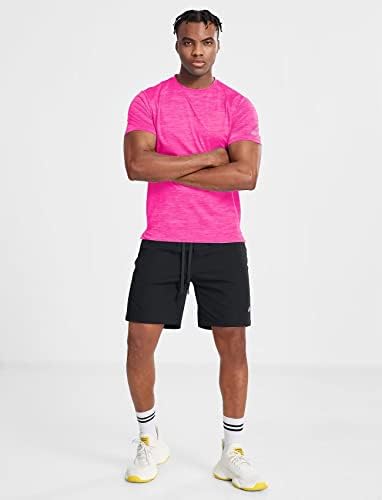 חולצות אימון Zengjo לגברים, לחות מהירה ויבשה מפתחת את האתלטיקה ריצה של חולצות כושר