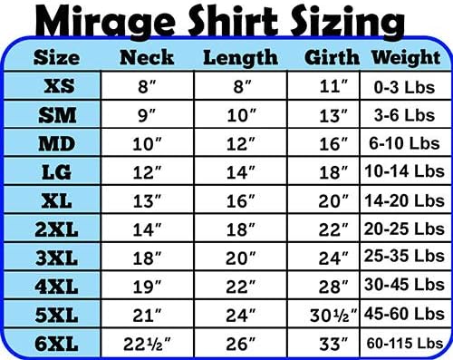 מוצרי חיות מחמד של מיראז 'בגודל 8 אינץ' תחזוקה גבוהה מסך חולצות לחיות מחמד, X-SMALL, ורוד בהיר