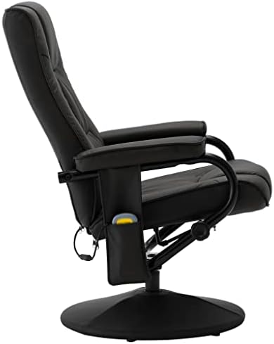 כיסא עיסוי ZQQLVOO עם שרפרף רגליים, עם שלט רחוק, זווית משענת מתכווננת, 8 נקודות עיסוי, קל לשימוש בבית ובמשרד,