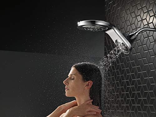 ברז דלתא 58581-צ '25-פק הידרוריין ח2אוקינטיקה 5-הגדרת משולבת ראש מקלחת דו-ב-אחד, זרימת מים של 2.5