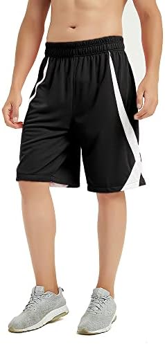 טרקלין של Toptie גברים מכנסיים קצרים פג'מה מכנסיים קצרים פעילים, מכנסי כדורגל דגלים ללא כיסים, מכנסיים