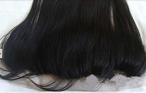 דג 'ון שיער 6א אמצע חלק תחרה פרונטאלית סגירת 13 4 סיני טבעי ישר שיער טבעי צבע