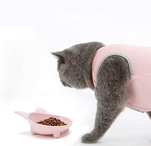 קערת דהאוס קערת חתול מוטה, קערת מזון לחתול אנטי-החלקה קערת מזון/קערת מים לחתול/קערת האכלת חתולים רב-שימוש, צלחת