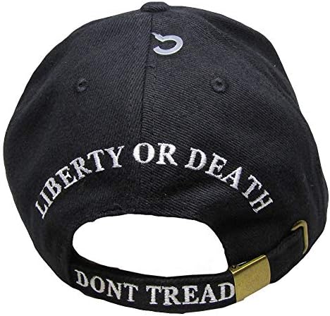 חירות או מוות גדסדן לא לדרוך על לי מוכן להכות שחור כדור כובע כובע יפה צבעים מרהיבים עם רצועה מתכווננת