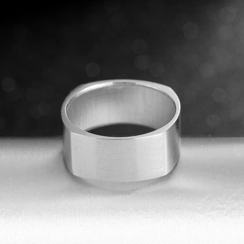 קולסו 8 ממ טבעת חתונה אירוסין כיכר טבעות נשים גברים אישית טבעת אישית טבעת חקוק טבעת-40225