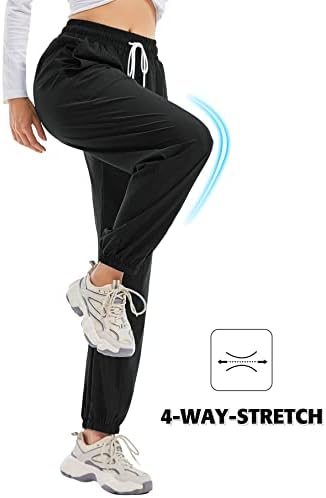 מכנסי רץ לנשים של אטרקו עם כיסים מהיר ריצה יבש מכנסי טיול אימון מכנסיים אתלטים