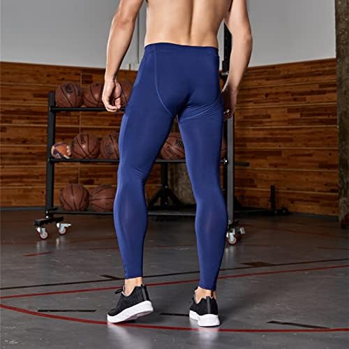 מכנסי דחיסה של Oebld גברים חוסמים חסימת טייץ 'ריצה 1 או 2 אריזה חותלות יוגה לחדר כושר לאימון אתלטי
