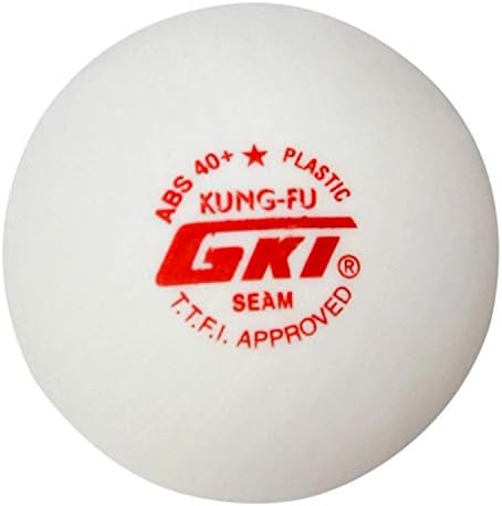 GKI Kung-Fu ABS פלסטיק 40+ כדור טניס שולחן, חבילה של 12