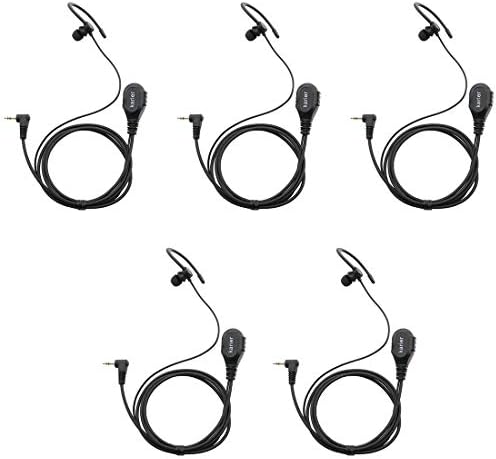 1 פין ווקי טוקי אוזניות אפרכסת עם מיקרופון פט ו רך סיליקה לולאות אוזניים עבור מוטורולה מ200 טפר מ230 מ350 מ350
