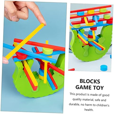 צעצועים 1 סטריסט גובה גובה צעצועים התפתחותיים חסימת משחק צעצוע ירוק לילד מודול מעץ