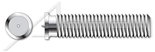 M5-0.8 x 35 ממ, ISO 13918, מטרי, חתיכות ריתוך, סוג PT, A2 נירוסטה